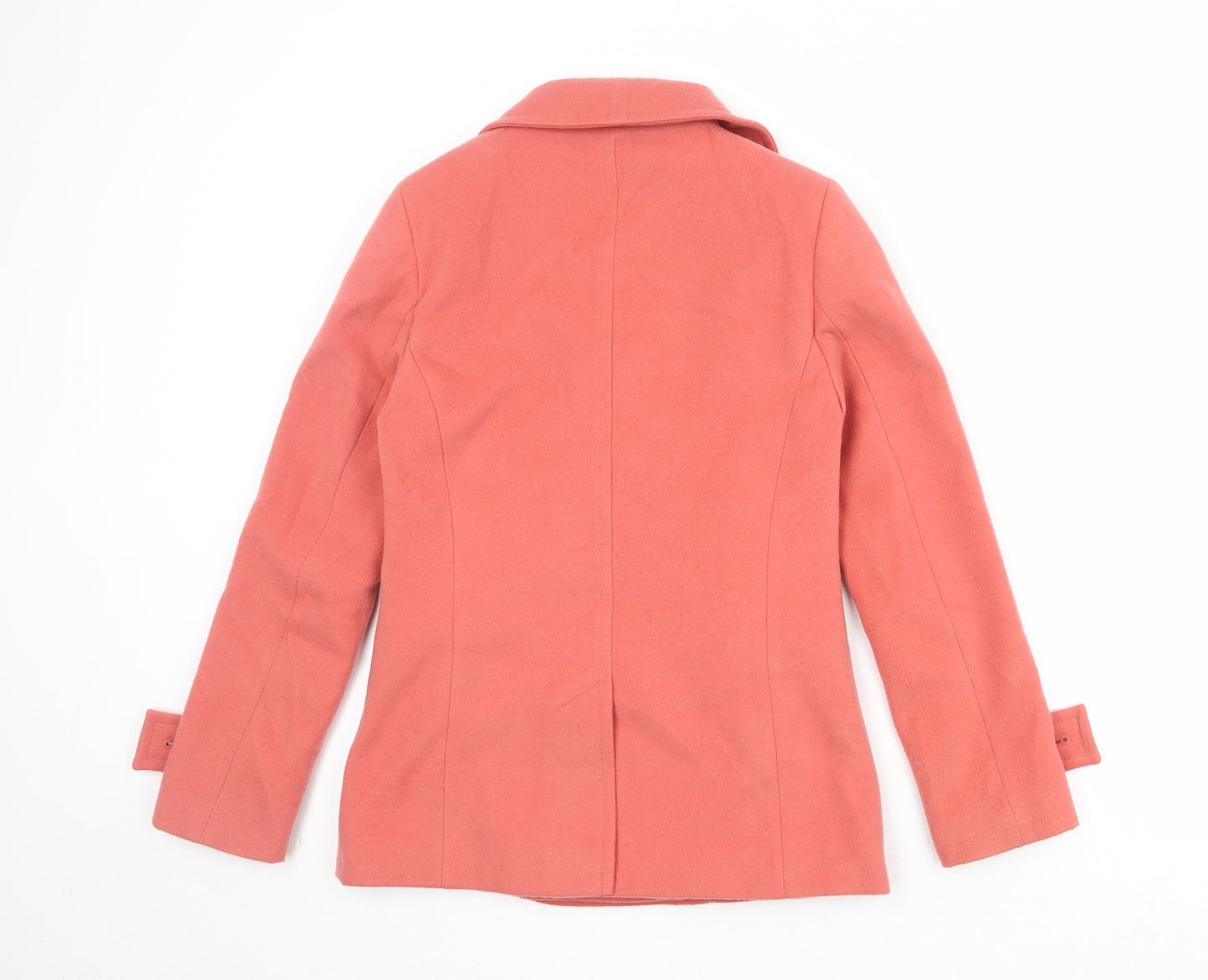 Marks and Spencer Womens Pink Jacket Size 6 Button