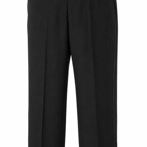 Marks and Spencer Mens Black Polyester Dress Pants Trousers Size 34 in Regular Zip