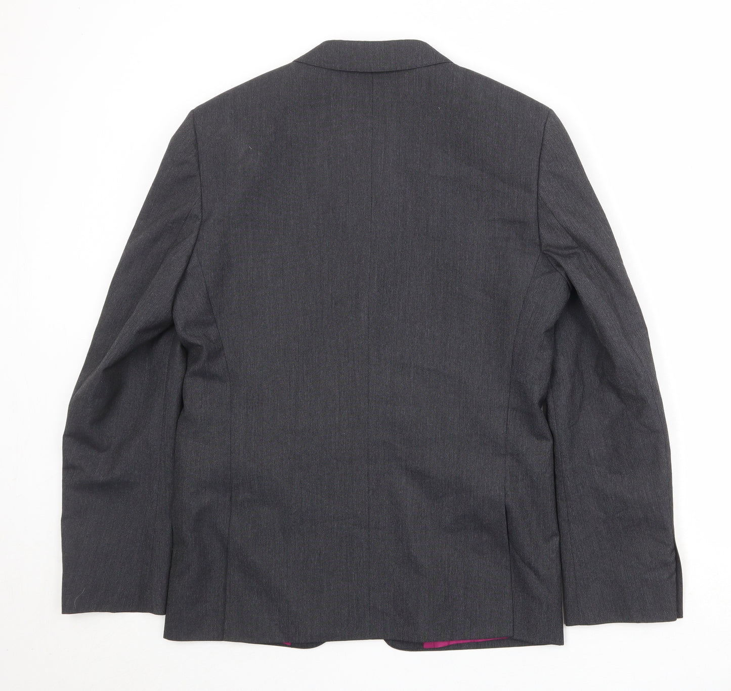 Marks and Spencer Mens Grey Polyester Jacket Suit Jacket Size 40 Regular