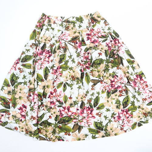 Philosophy Womens Multicoloured Floral Polyester Swing Skirt Size XL