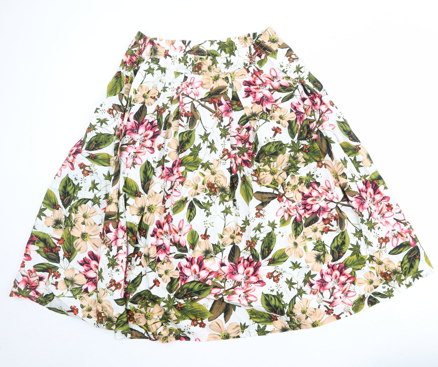 Philosophy Womens Multicoloured Floral Polyester Swing Skirt Size XL