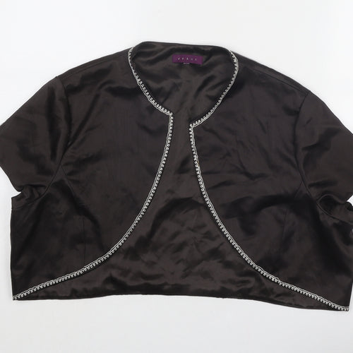 Debut Womens Brown Jacket Size 20