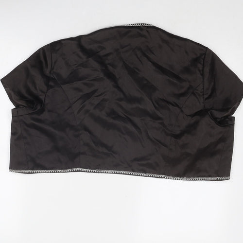 Debut Womens Brown Jacket Size 20