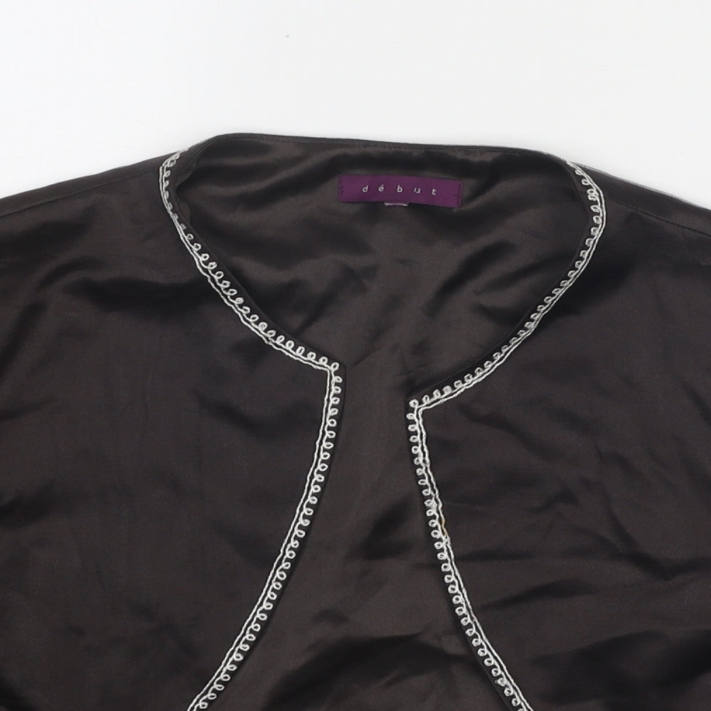 Debut Womens Brown Jacket Size 20