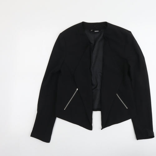 H&M Womens Black Jacket Size 10