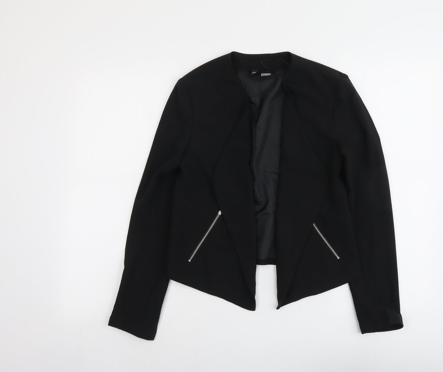 H&M Womens Black Jacket Size 10