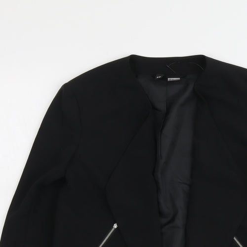 H&M Womens Black Jacket Size 10