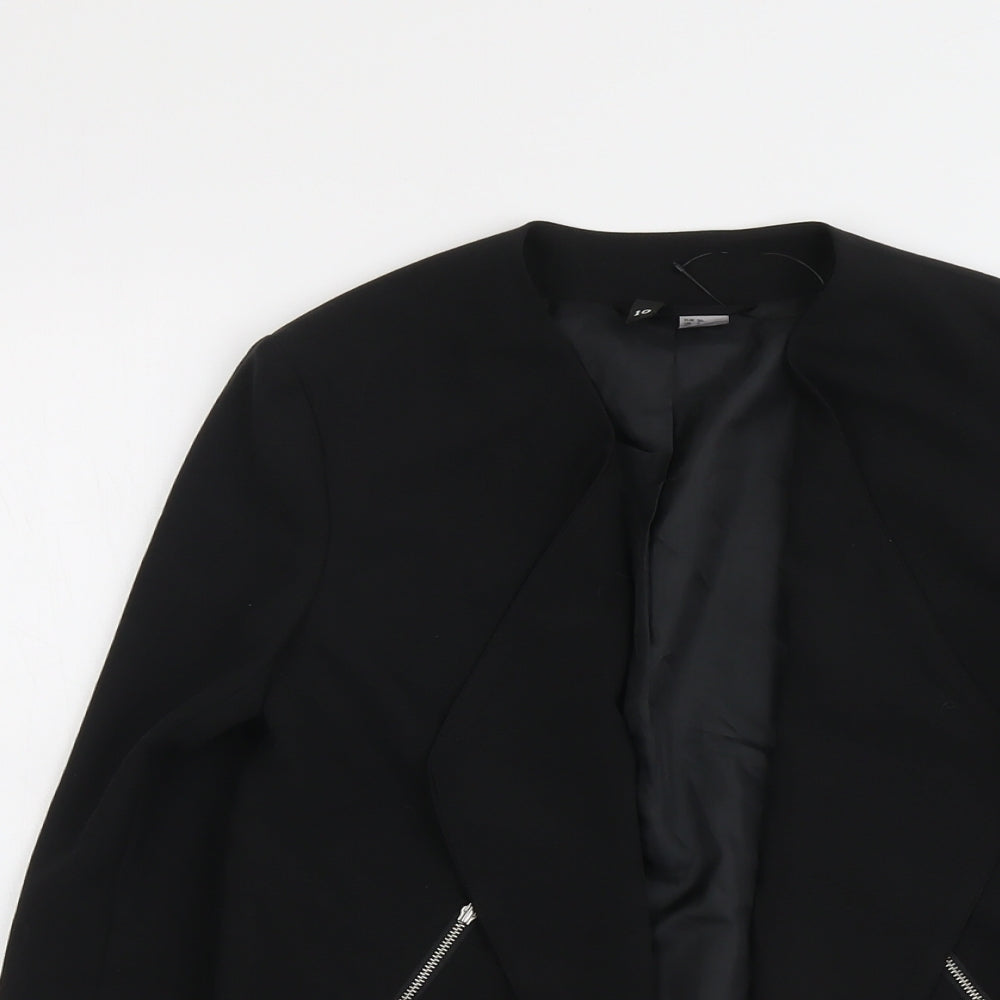 H&M Womens Black Jacket Size 10