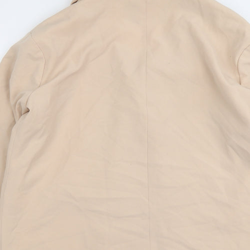 Pull&Bear Womens Pink Jacket Blazer Size L Button