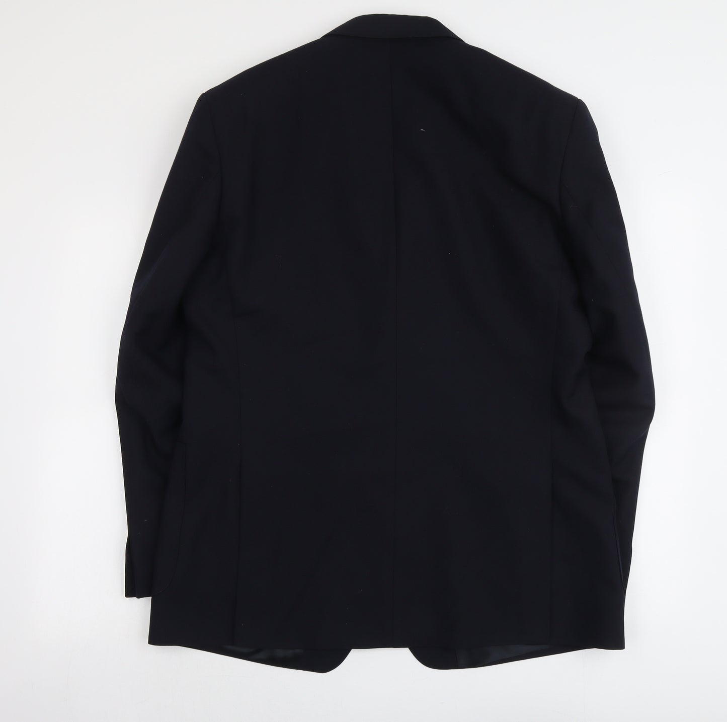 Varteks Mens Blue Polyester Jacket Suit Jacket Size 44 Regular