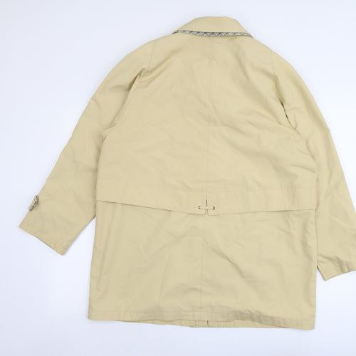 Compliments Womens Beige Jacket Size 16 Zip