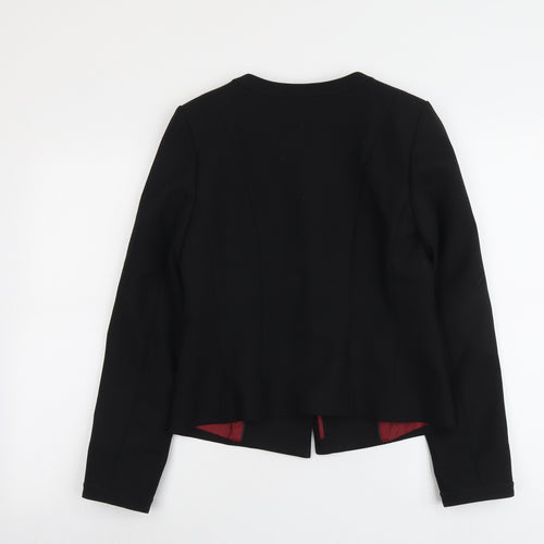 The Collection Womens Black Jacket Size 6 Button