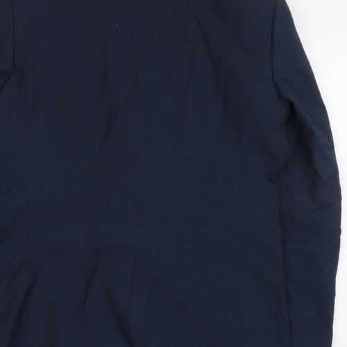 NEXT Mens Blue Polyester Jacket Suit Jacket Size 40 Regular