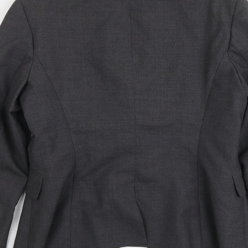 Paul Smith Womens Grey Wool Jacket Blazer Size 16