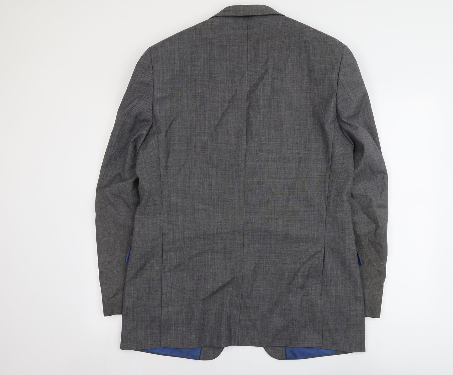 Marks and Spencer Mens Grey Wool Jacket Suit Jacket Size 42 Regular