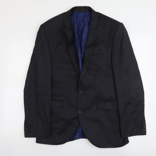 NEXT Mens Grey Wool Jacket Suit Jacket Size 40 Regular