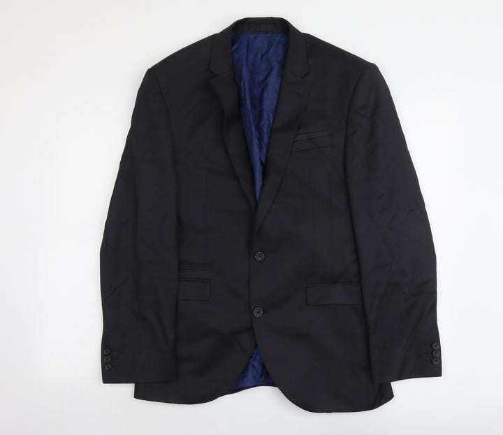 NEXT Mens Grey Wool Jacket Suit Jacket Size 40 Regular