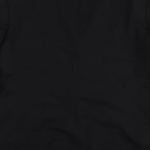 Marks and Spencer Mens Black Polyester Jacket Suit Jacket Size 40 Regular