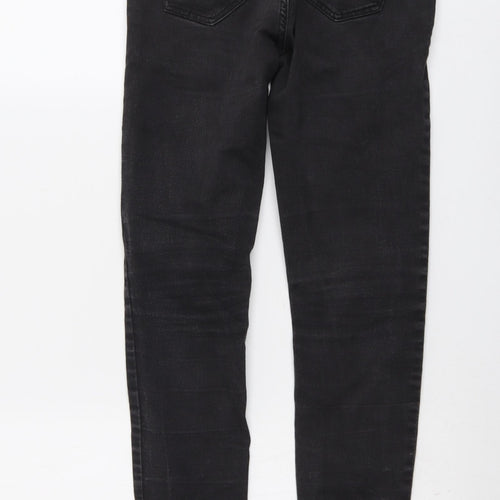 New Look Womens Grey Cotton Skinny Jeans Size 10 L26 in Regular