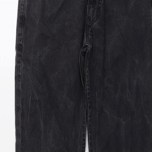 Levi's Mens Grey Cotton Straight Jeans Size 30 in L32 in Regular Button