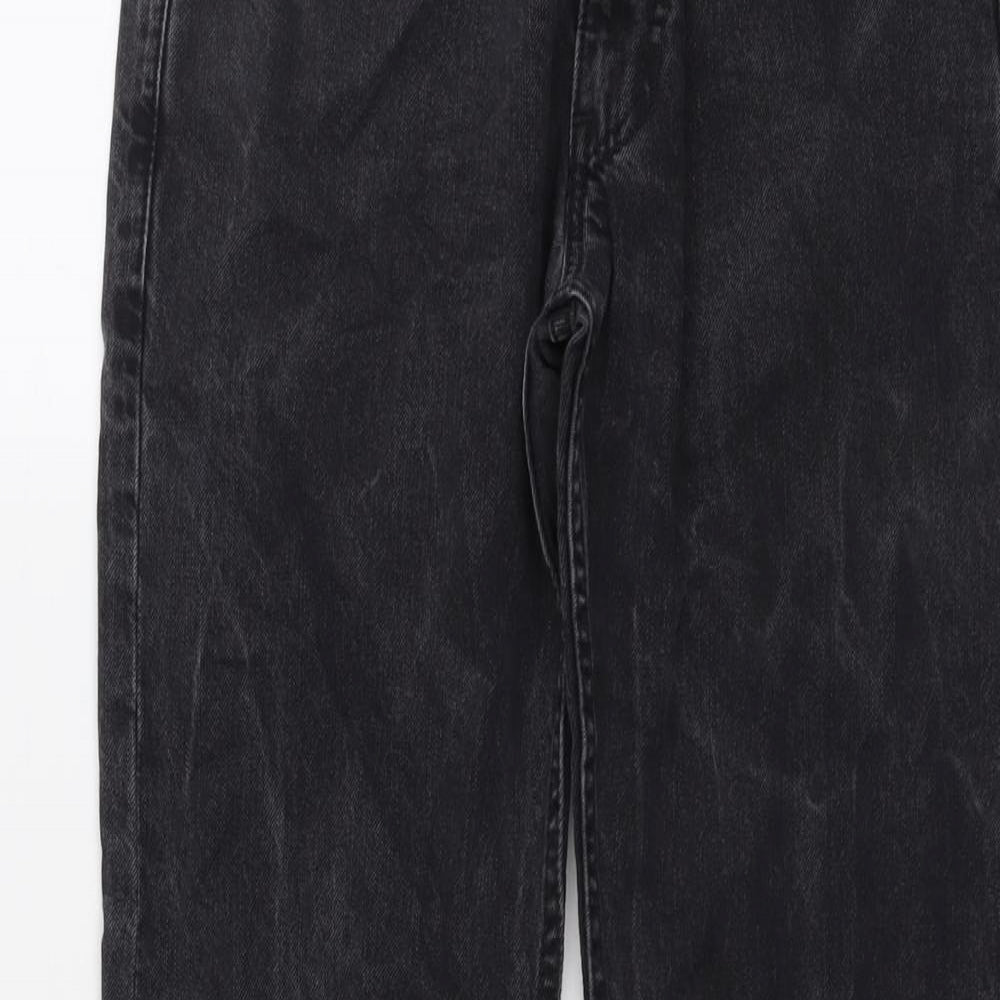 Levi's Mens Grey Cotton Straight Jeans Size 30 in L32 in Regular Button