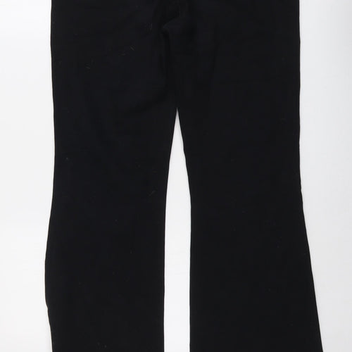 M.i.h Jeans Womens Black Cotton Bootcut Jeans Size 31 in L28 in Regular Button