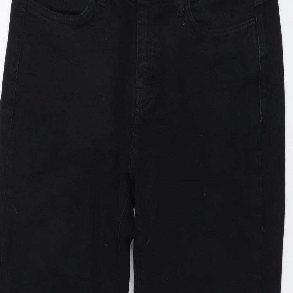 M.i.h Jeans Womens Black Cotton Bootcut Jeans Size 31 in L28 in Regular Button