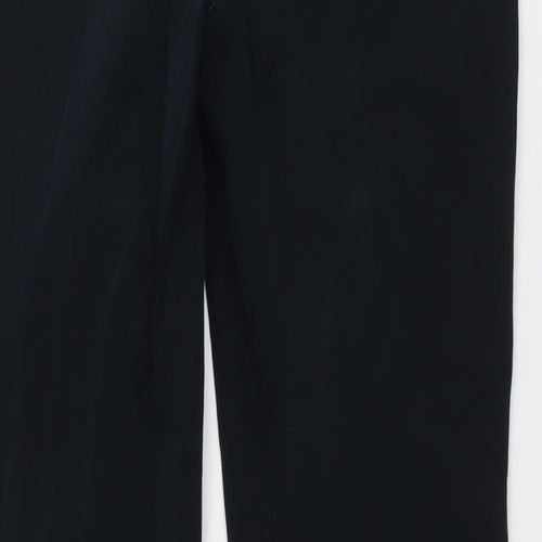 Marks and Spencer Womens Blue Cotton Straight Jeans Size 12 L29 in Regular Button