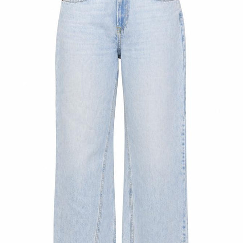 Topshop Womens Blue Cotton Mom Jeans Size 26 in L24 in Regular Button