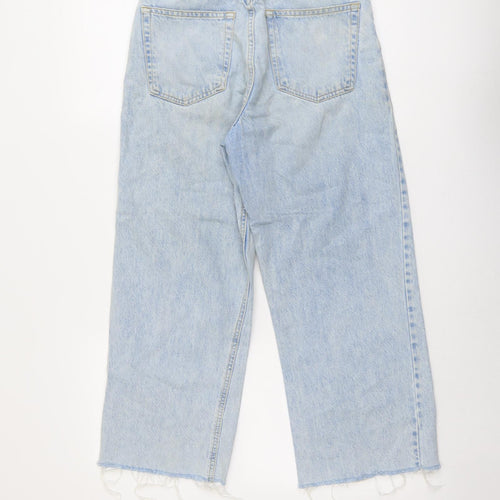 Topshop Womens Blue Cotton Mom Jeans Size 26 in L24 in Regular Button