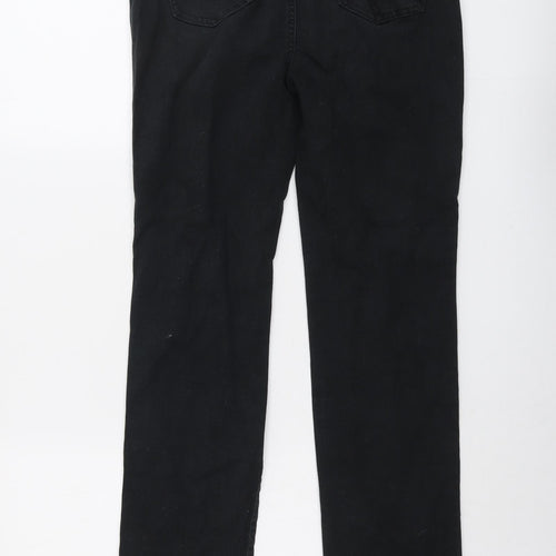 Per Una Womens Black Cotton Skinny Jeans Size 10 L31 in Regular Button