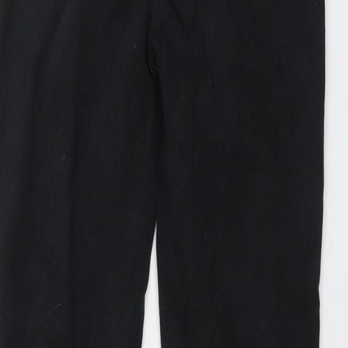 Per Una Womens Black Cotton Skinny Jeans Size 10 L31 in Regular Button