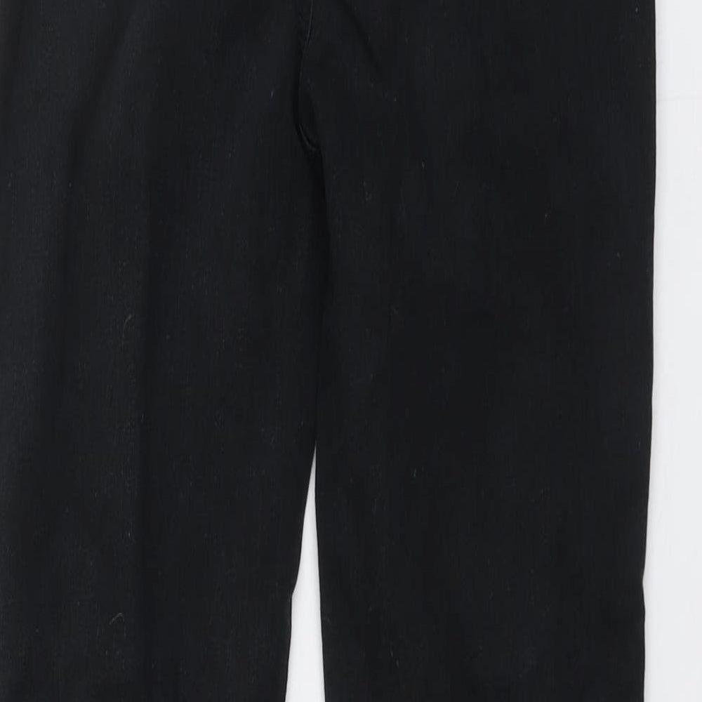 Per Una Womens Black Cotton Skinny Jeans Size 10 L31 in Regular Button