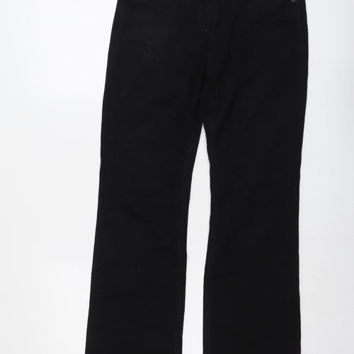 Esprit Womens Black Cotton Straight Jeans Size 29 in L32 in Regular Button