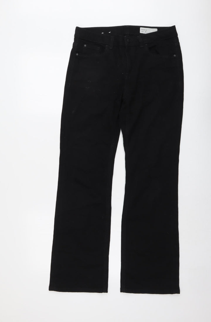 Esprit Womens Black Cotton Straight Jeans Size 29 in L32 in Regular Button
