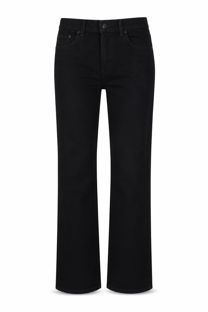 Esprit Womens Black Cotton Straight Jeans Size 29 in L32 in Regular Button