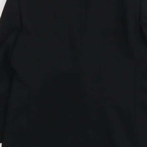 Greenwoods Mens Black Polyester Jacket Suit Jacket Size 38 Regular