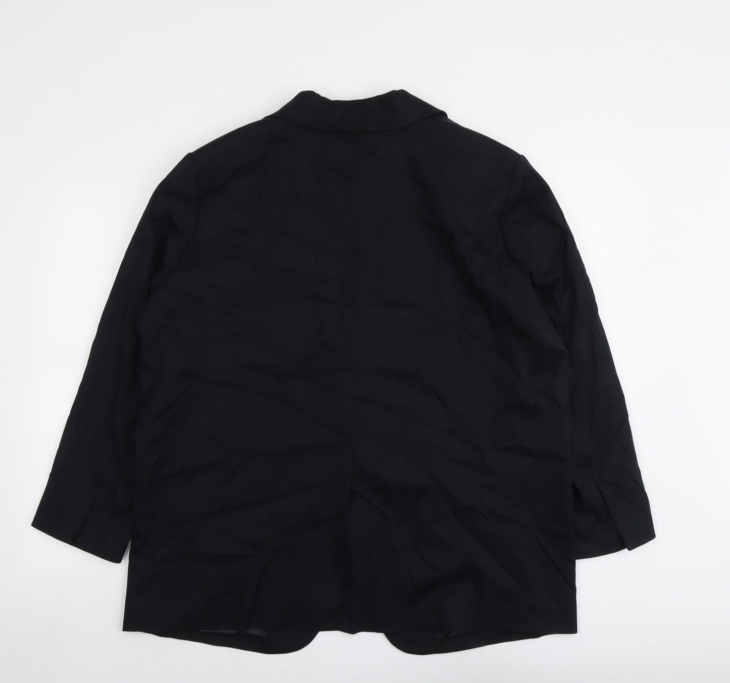 Marks and Spencer Womens Black Lyocell Jacket Suit Jacket Size 16