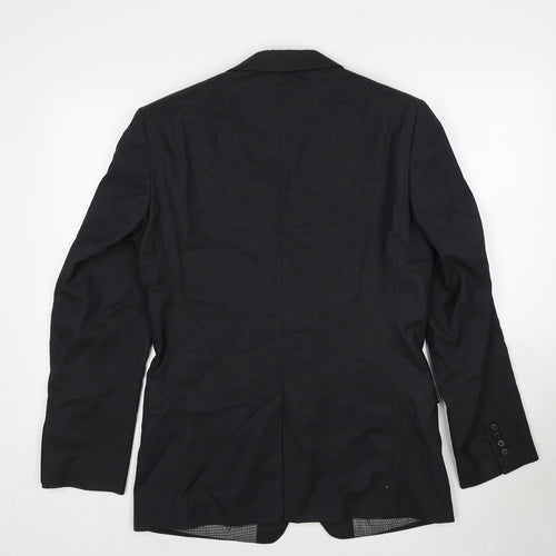 NEXT Mens Grey Wool Jacket Suit Jacket Size 38 Regular
