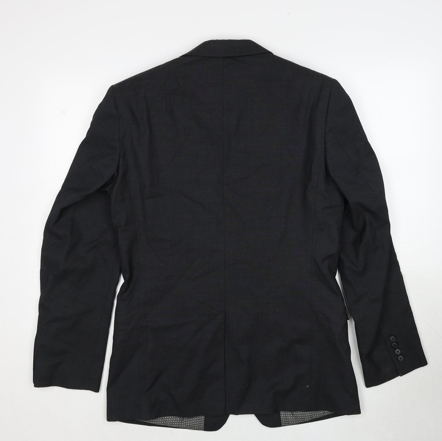 NEXT Mens Grey Wool Jacket Suit Jacket Size 38 Regular