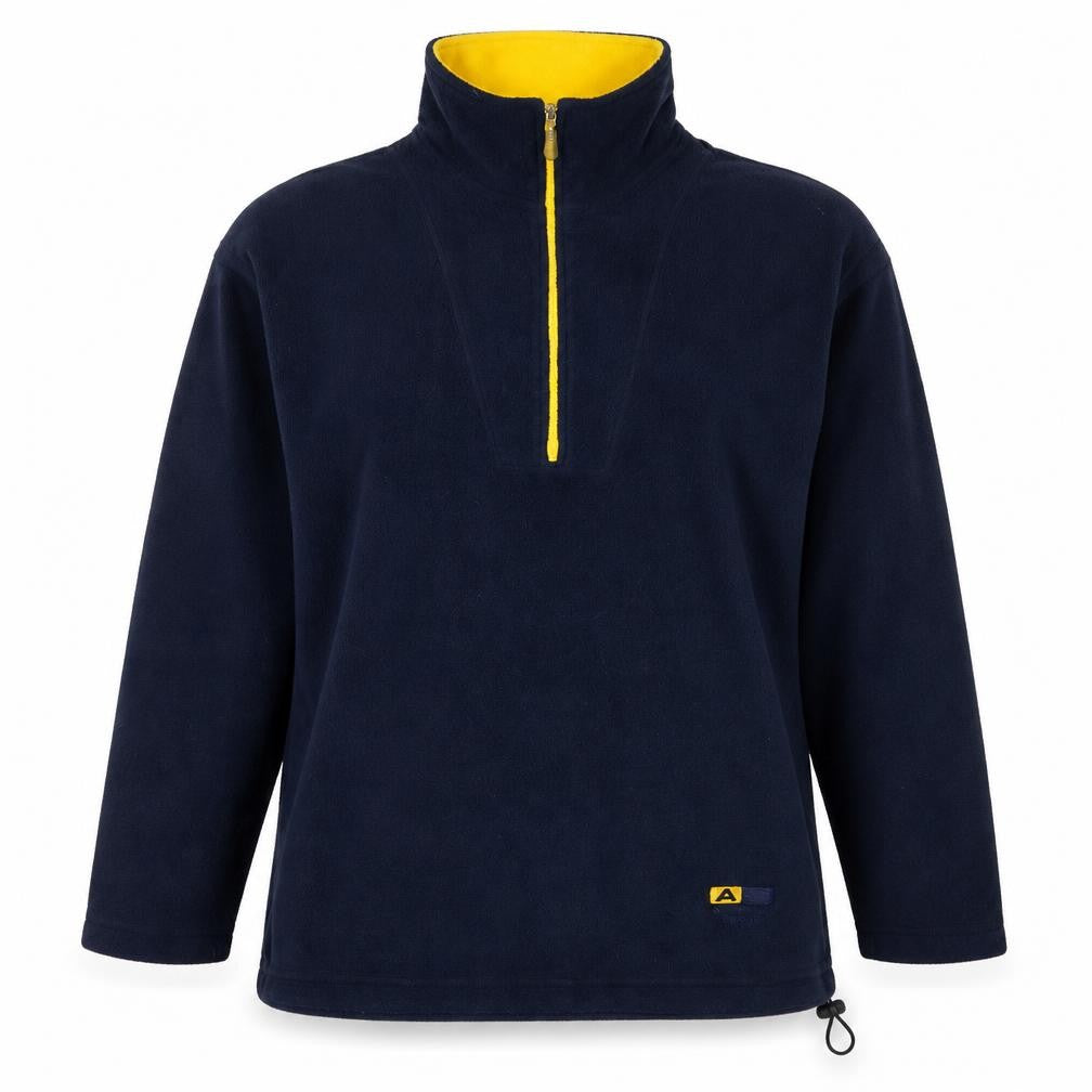 Front view of Authentic women’s blue polyester pullover sweatshirt, size UK 10, pullover -, size UK 10-12