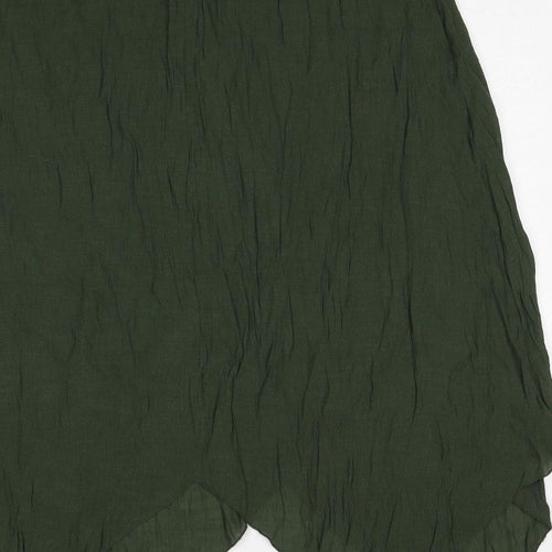 Klass Womens Green Viscose Swing Skirt Size 16 - Belt included