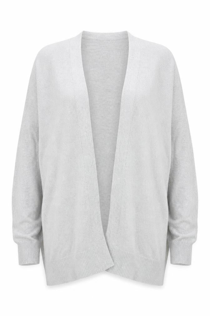 Gap Womens Grey V-Neck Cotton Cardigan Jumper Size M