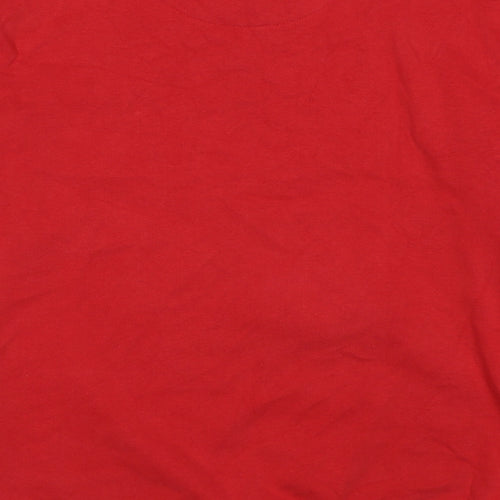 NEXT Boys Red Cotton Pullover Sweatshirt Size 12 Years Pullover - Rudeboy, Christmas Reindeer