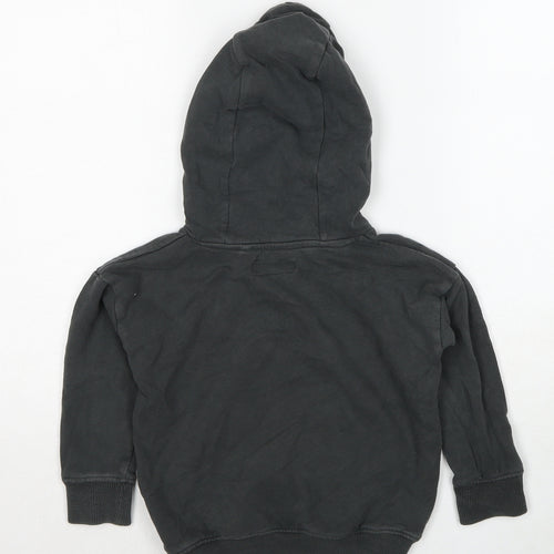 NEXT Boys Grey Cotton Pullover Hoodie Size 4-5 Years Pullover