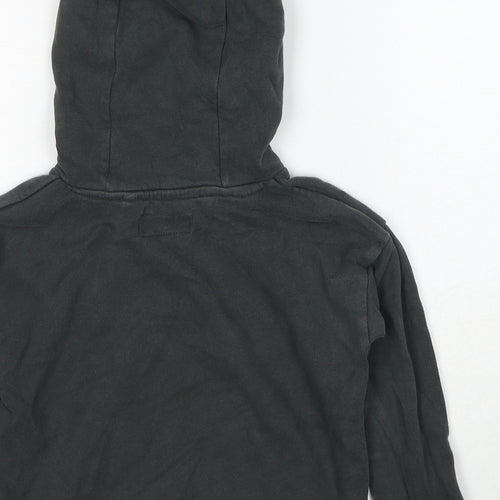 NEXT Boys Grey Cotton Pullover Hoodie Size 4-5 Years Pullover