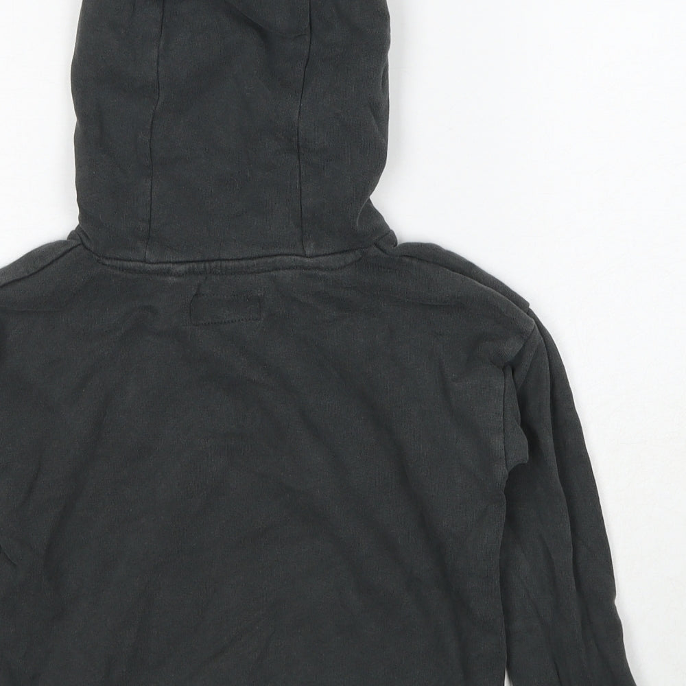 NEXT Boys Grey Cotton Pullover Hoodie Size 4-5 Years Pullover