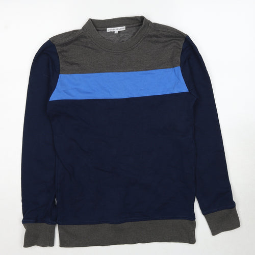 Another Influence Mens Blue Cotton Pullover Sweatshirt Size S