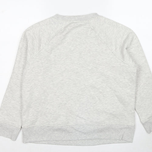 Good Move Womens Grey Cotton Pullover Sweatshirt Size 14 Pullover