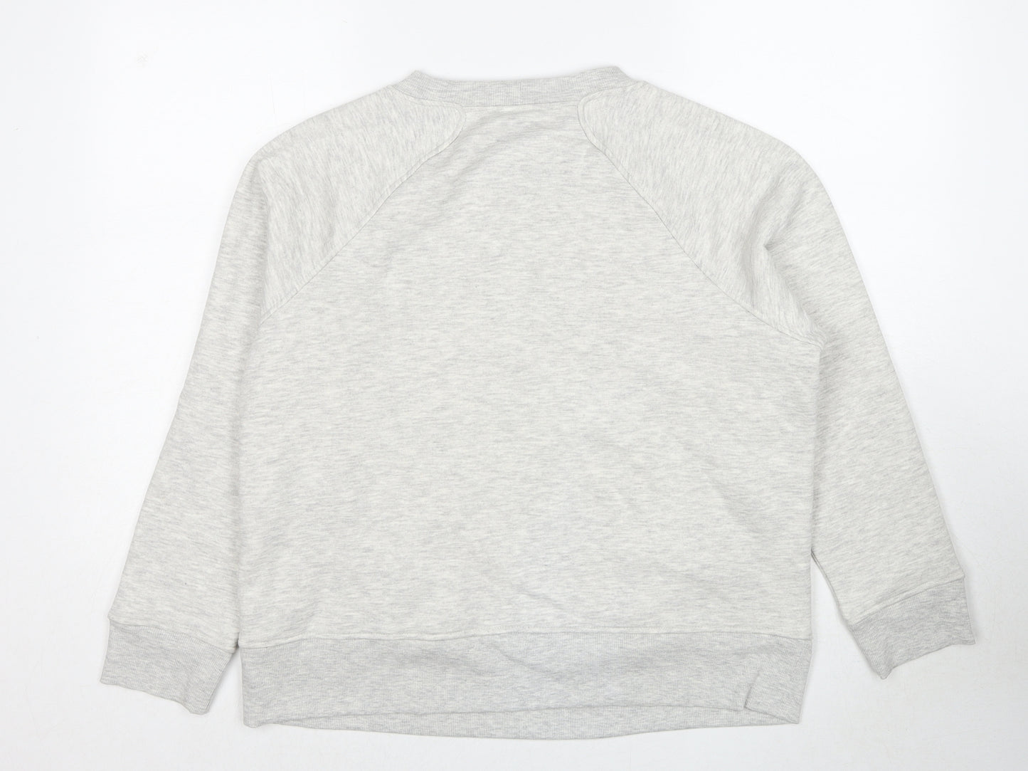 Good Move Womens Grey Cotton Pullover Sweatshirt Size 14 Pullover